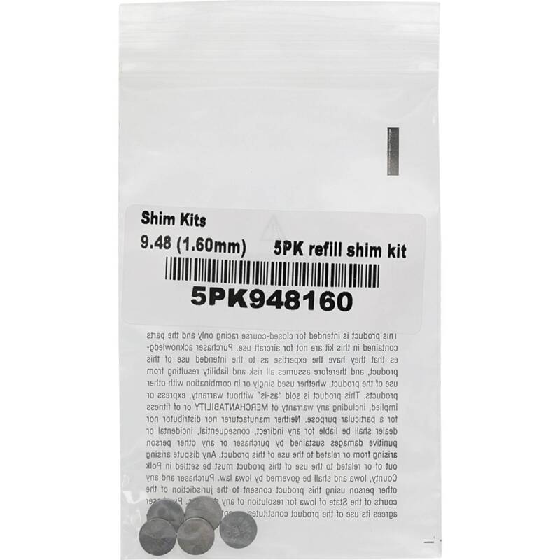 Hot Cams 04-08 400 DVX/02-16 CRF 450 R 1.600mm Shim Kit - 5 Pack Valves Hot Cams