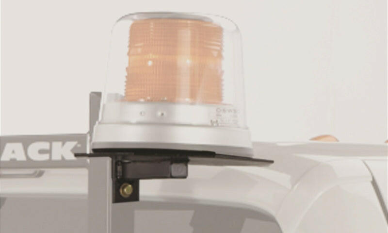 BackRack Light Bracket 10-1/2in Base Passenger Side Brackets BackRack
