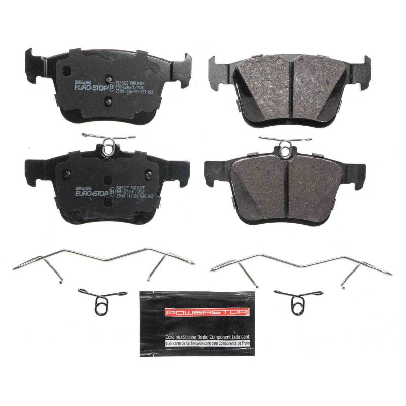 Power Stop 15-19 Volkswagen e-Golf Euro-Stop ECE-R90 Rear Brake Pads Brake Pads - OE PowerStop