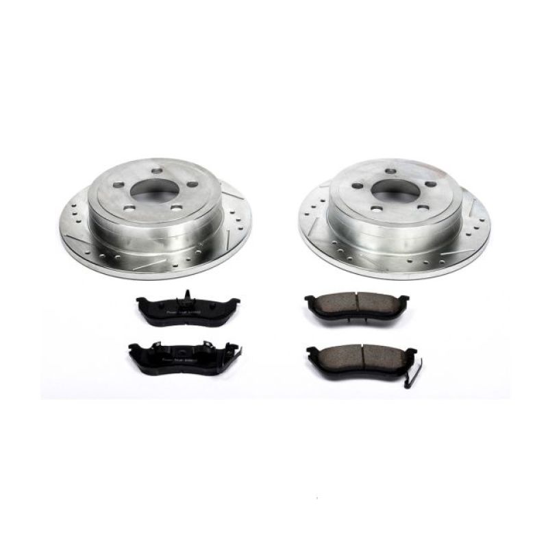 Power Stop 03-07 Jeep Liberty Rear Z23 Evolution Sport Brake Kit Brake Kits - Performance D&S PowerStop