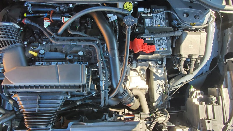 J&L 23-25 Ford Ecoboost 2.0 Oil Separator PCV Side - Black Anodized Oil Separators J&L