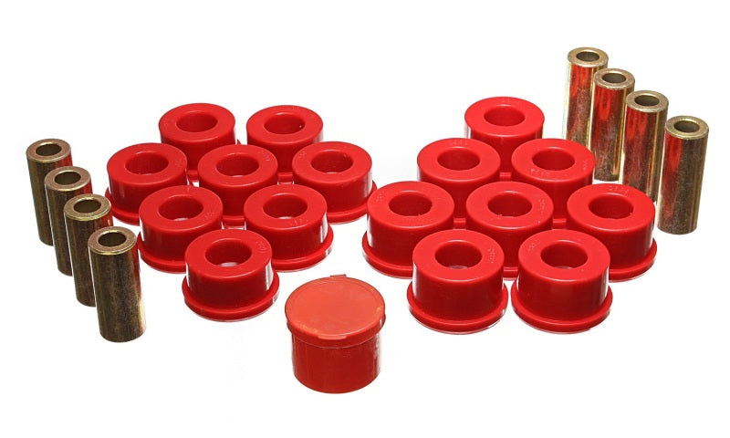 Energy Suspension Control Arm Bushings - Rear - Red Bushing Kits Energy Suspension