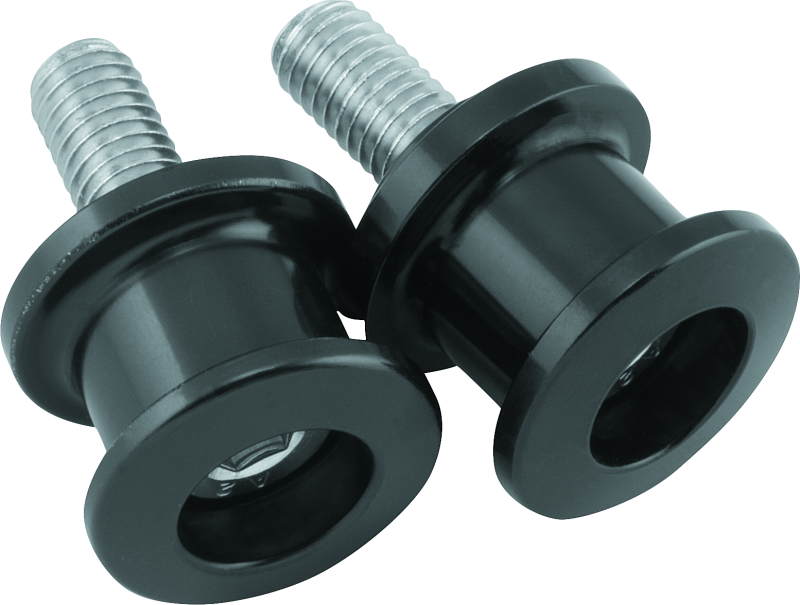 BikeMaster Alum Spool Kit Lite - 10mm - Black Frame Sliders BikeMaster