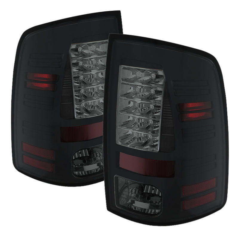 Spyder Dodge Ram 1500 09-14 LED Tail Lights Incandescent- Blk Smke ALT-YD-DRAM09-LED-BSM Tail Lights SPYDER