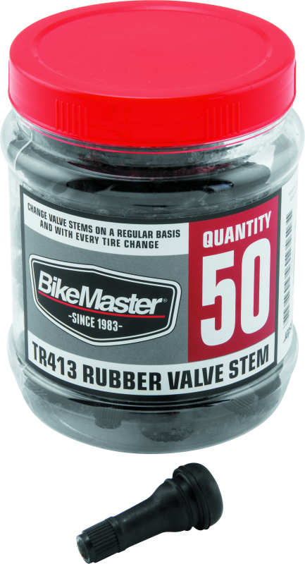 BikeMaster Valve Stem TR413 Rubber Tub/51 Valve Stems BikeMaster