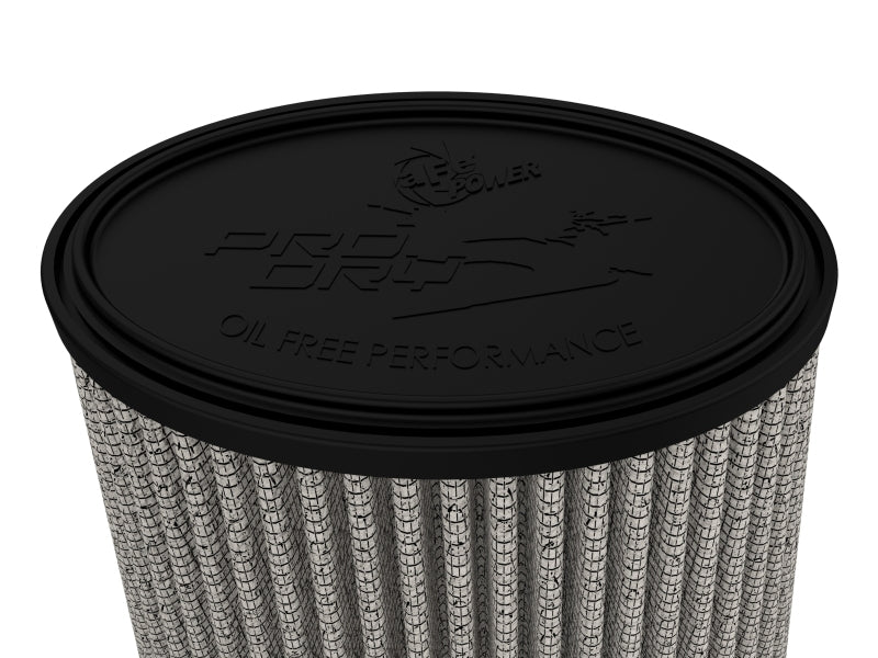 aFe Magnum (3x4-3/4)in Flange ID x (4x5-3/4)in Base x (2-1/2x4-1/4) FLOW Pro DRY S Air Filter (Pair) Air Filters - Universal Fit aFe