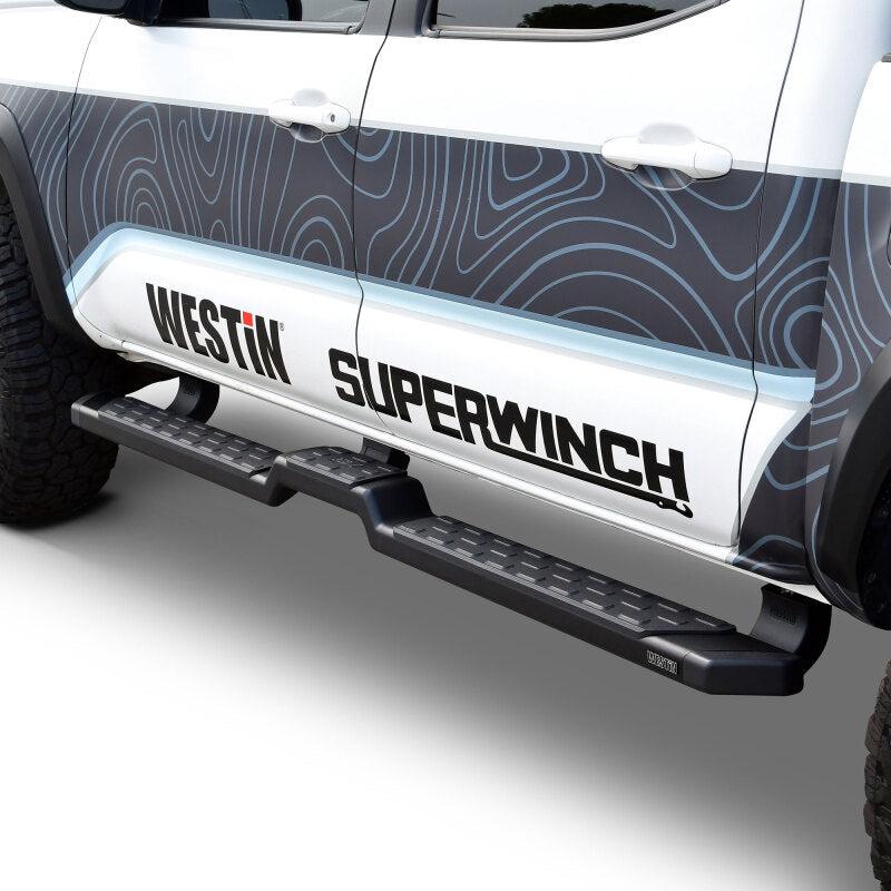 Westin 05-23 Toyota Tacoma DC HDX Running Boards - Tex. Blk Running Boards Westin