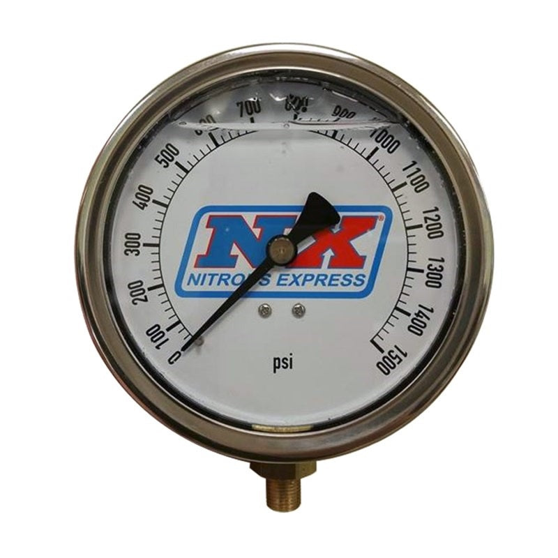 Nitrous Express Nitrous Pressure Gauge 4in-High Accuracy Gauges Nitrous Express
