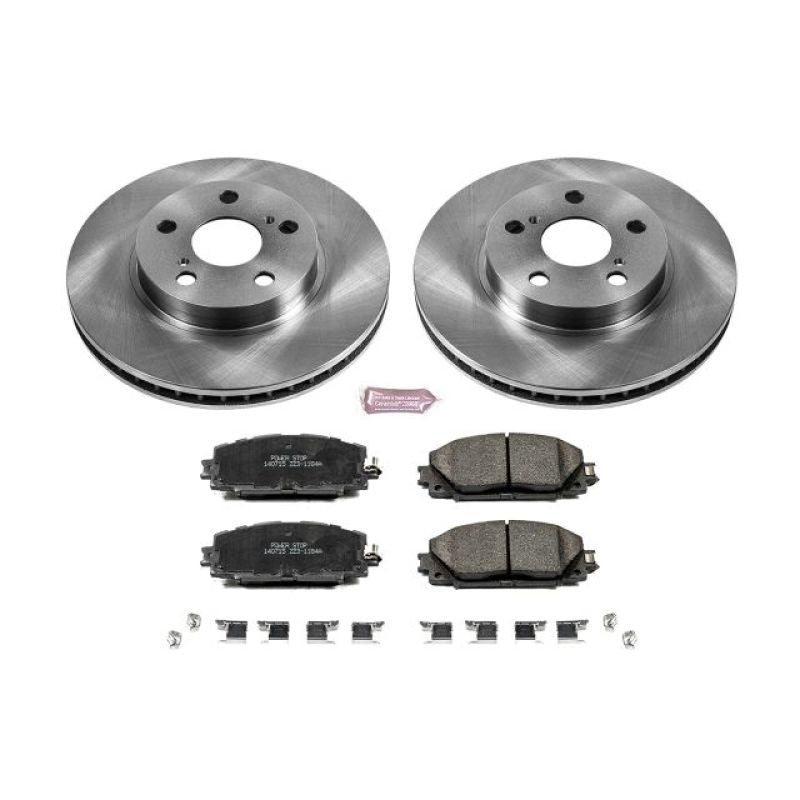 Power Stop 11-17 Lexus CT200h Front Autospecialty Brake Kit Brake Kits - OE PowerStop