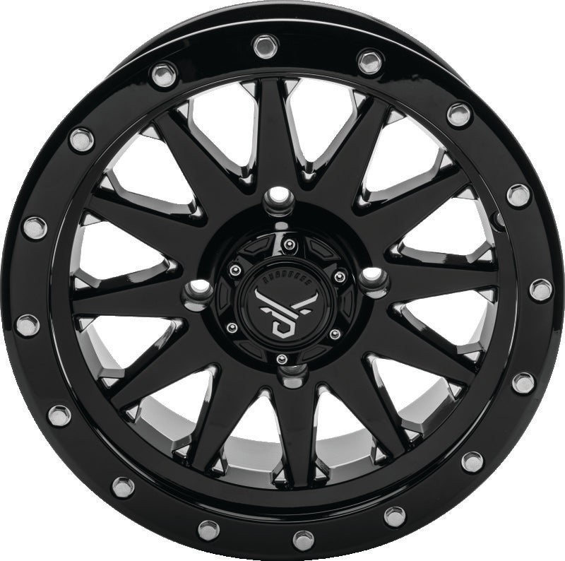 QuadBoss Wagon 18X7 - 4+3 - 4/156 - Milled Wheels - Cast QuadBoss