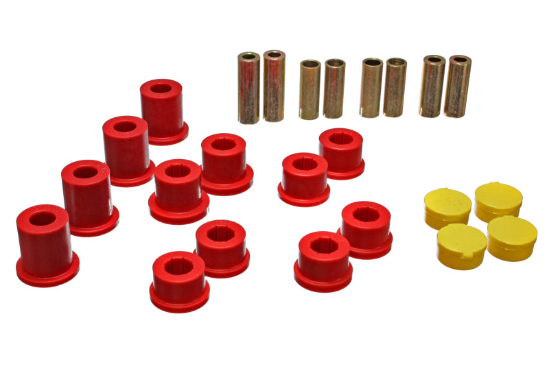 Energy Suspension 90-97 Mazda Miata Red Front Control Arm Bushing Set Bushing Kits Energy Suspension
