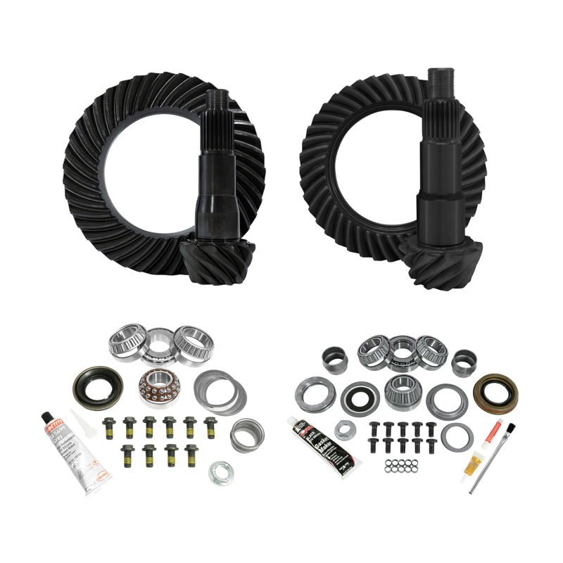 Yukon Gear & Install Kit Package For Jeep JL Non-Rubicon w/ D30 FR & D35 RR in a 5.13 Ratio Differential Install Kits Yukon Gear & Axle