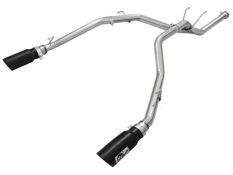 aFe MACHForce XP DPF-Back Exhaust 2.5in SS with Black Tips 2014 Dodge Ram 1500 V6 3.0L EcoDiesel DPF Back aFe