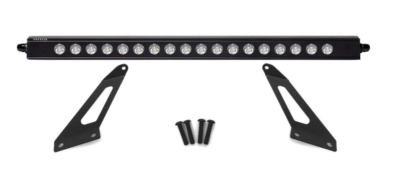 Putco 07-18 Jeep Wrangler JK - 20in Luminix Light Bar w/ Hood bracket Luminix Jeep LED Kits Light Bars & Cubes Putco