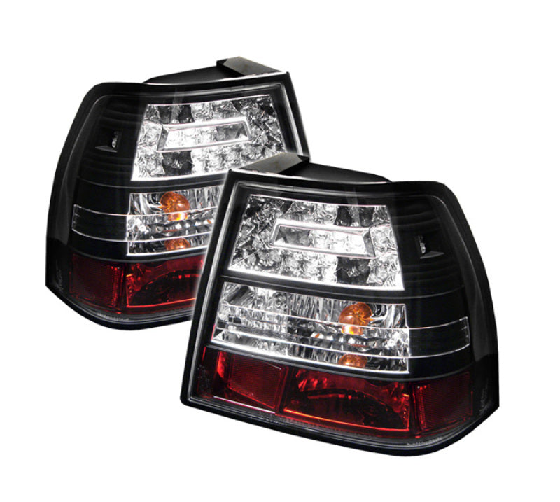 Spyder 99-04 Volkswagen Jetta Sedan (Excl Wagon) LED Tail Lights Black ALT-YD-VJ99-LED-BK Tail Lights SPYDER
