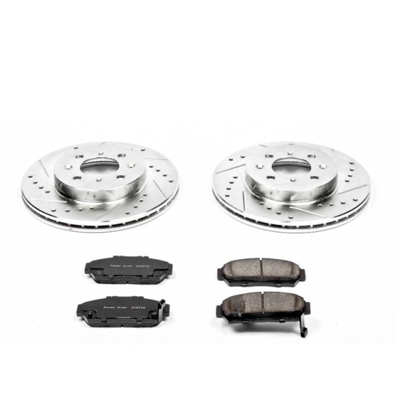 Power Stop 94-01 Acura Integra Front Z23 Evolution Sport Brake Kit Brake Kits - Performance D&S PowerStop