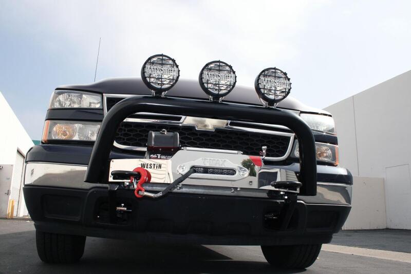 Westin 2003-2007 Chevrolet/GMC Silverado 1500LD Classic MAX Winch Tray - Black Winch Mounts Westin