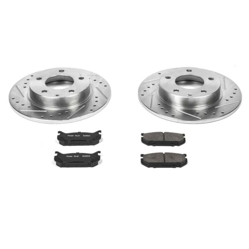 Power Stop 93-97 Ford Probe Rear Z23 Evolution Sport Brake Kit Brake Kits - Performance D&S PowerStop