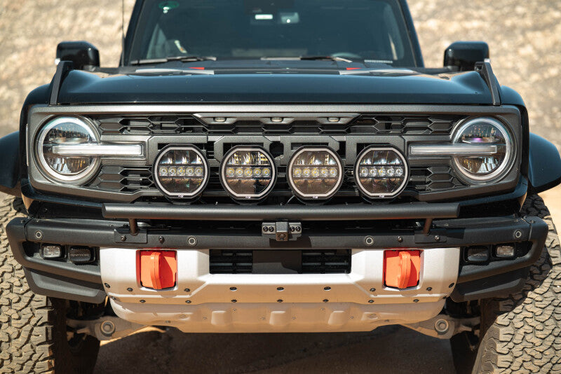 DV8 Offroad 2021-2025 Ford Bronco Tube Push Bar Bumpers - Steel DV8 Offroad