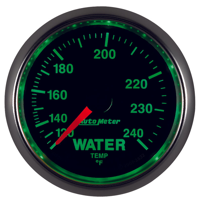 Autometer GS 52mm 120-240 Deg F Mechanical Water Temperature Gauge Gauges AutoMeter