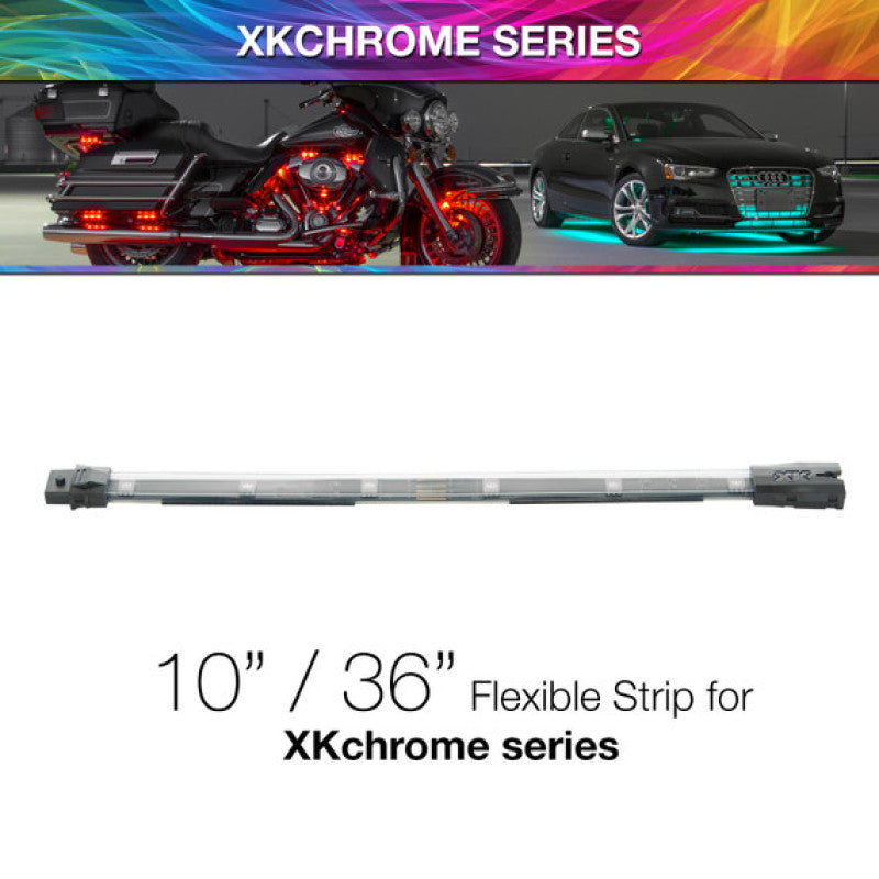 XK Glow 10in Multi Color Flexible Strip for XKchrome & 7 Color Series Light Strip LED XKGLOW