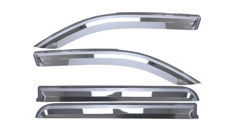 Putco 19-20 Ram 1500 - Quad Cab (Set of 4) Element Chrome Window Visors Wind Deflectors Putco