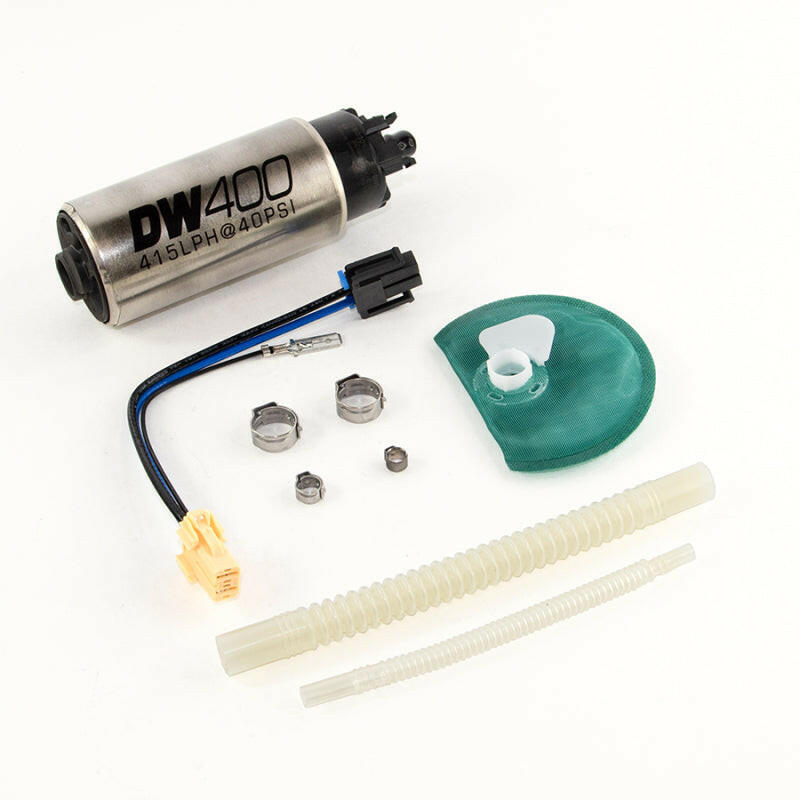 DeatschWerks 415LPH DW400 Fuel Pump w/9-1047 Install Kit 15-17 Ford Mustang V6/GT w/ 1/8in Venturi Fuel Pumps DeatschWerks