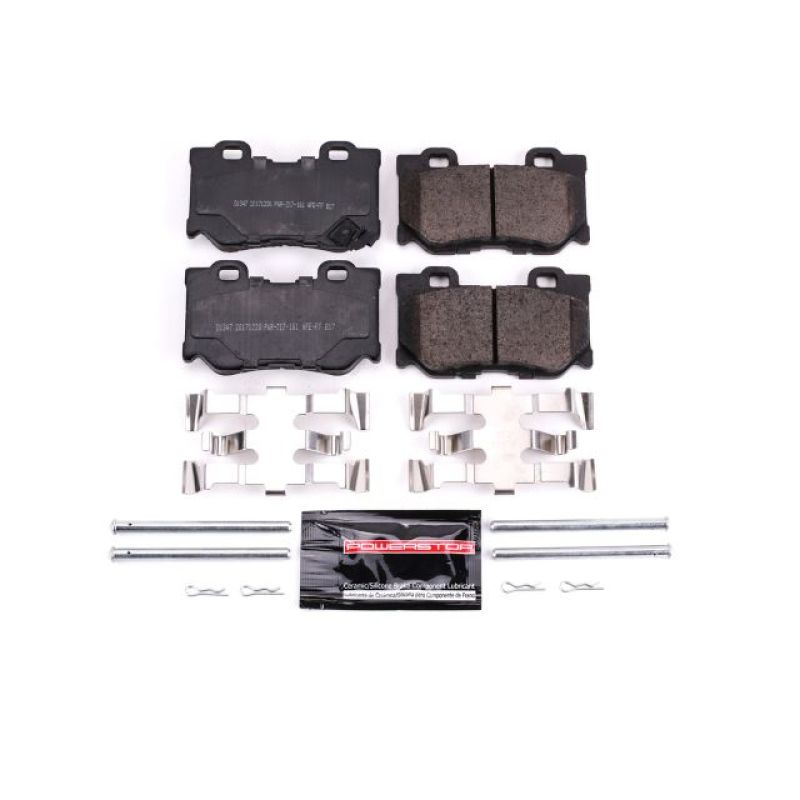 Power Stop 09-13 Infiniti FX50 Rear Z23 Evolution Sport Brake Pads w/Hardware Brake Pads - Performance PowerStop