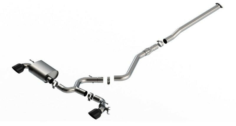 Borla 22-23 Hyundai Kona N 2.0L 4 CYL. Turbo AT/MT ATAK Catback Exhaust Black Chrome Catback Borla