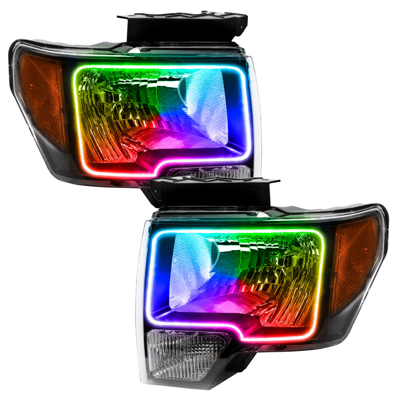 Oracle 09-14 Ford F-150 LED HL - Black - ColorSHIFT w/o Controller Headlights ORACLE Lighting