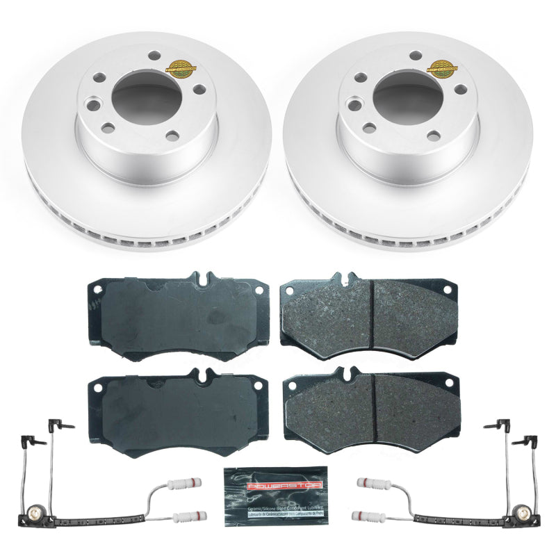 Power Stop 09-18 Mercedes-Benz G550 Front Euro-Stop Brake Kit Brake Kits - OE PowerStop