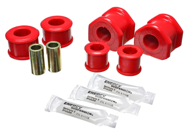 Energy Suspension 11-13 Ford Mustang Red 24mm Rear Sway Bar Bushings Bushing Kits Energy Suspension