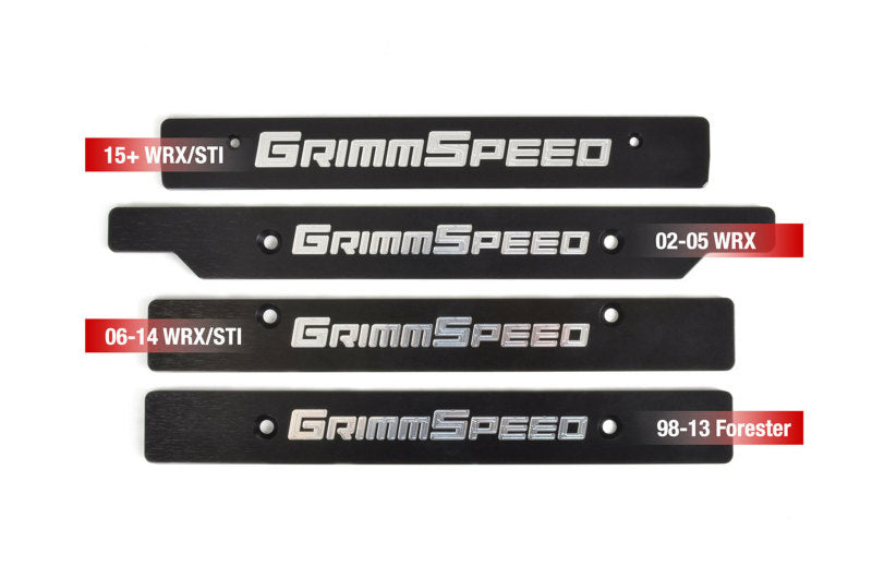 GrimmSpeed 06-14 Subaru Impreza/WRX/STi License Plate Delete Plate License Plate Relocation GrimmSpeed