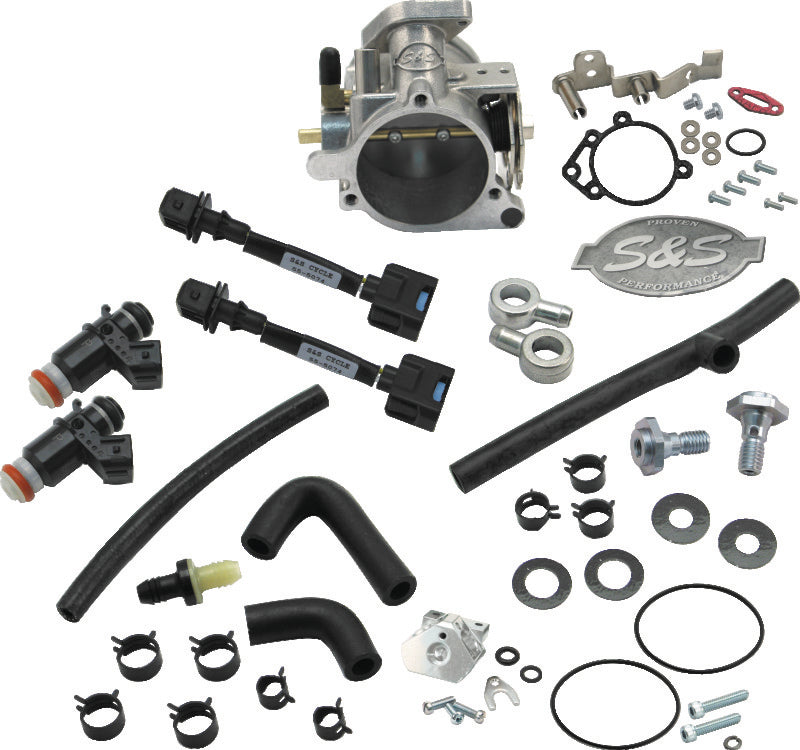 S&S Cycle 01-05 BT 58mm Single Bore Throttle Body Kit Throttle Bodies S&S Cycle