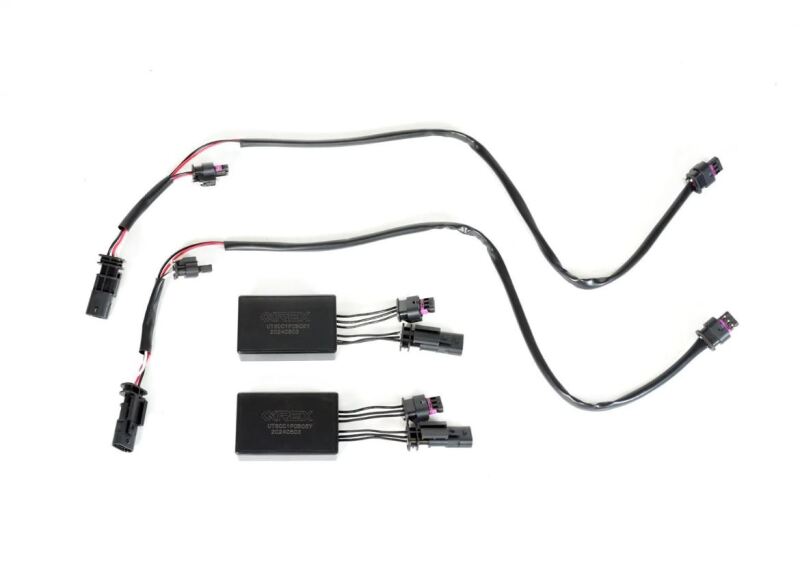 AlphaRex 17-23 Tesla Model 3/Y Stock Reflector Headlights to ARX Fog Lights Decoder Wiring Adapter Wiring Connectors AlphaRex