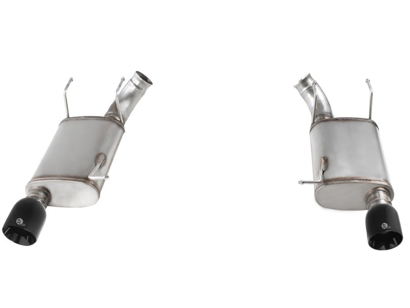 aFe MACHForce XP Exhaust 11-14 Ford Mustang GT V8-5.0L 3in. Stainless Steel Axle-Back w/Black Tips Axle Back aFe
