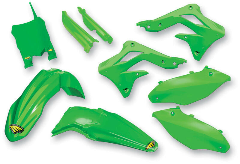 Cycra 13-16 Kawasaki KX250F Powerflow Body Kit - OEM Green Plastics Cycra