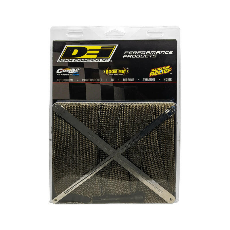 DEI Powersport Exhaust Sleeve Kit - Titanium Thermal Wrap DEI