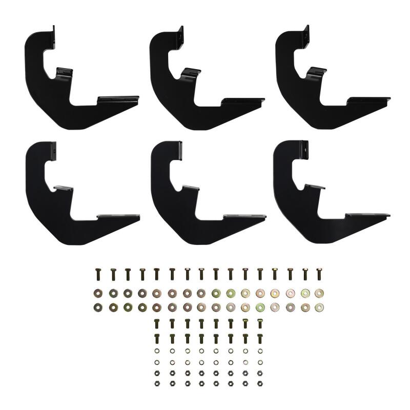 Westin 2019 Chevrolet Silverado/Sierra 1500 Double/CC Non LD Running Board Mount Kit - Black Hardware Kits - Other Westin