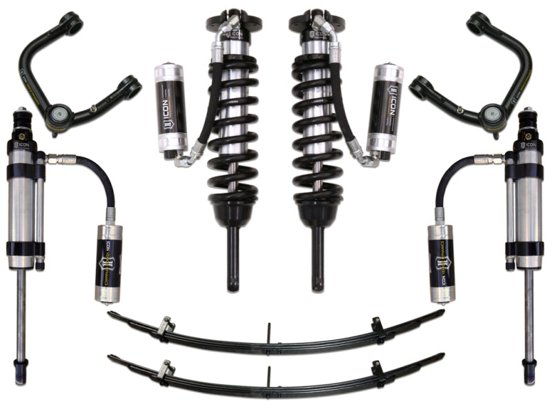 ICON 05-15 Toyota Tacoma 0-3.5in/2016+ Toyota Tacoma 0-2.75in Stg 7 Suspension System w/Tubular Uca Shocks and Struts ICON