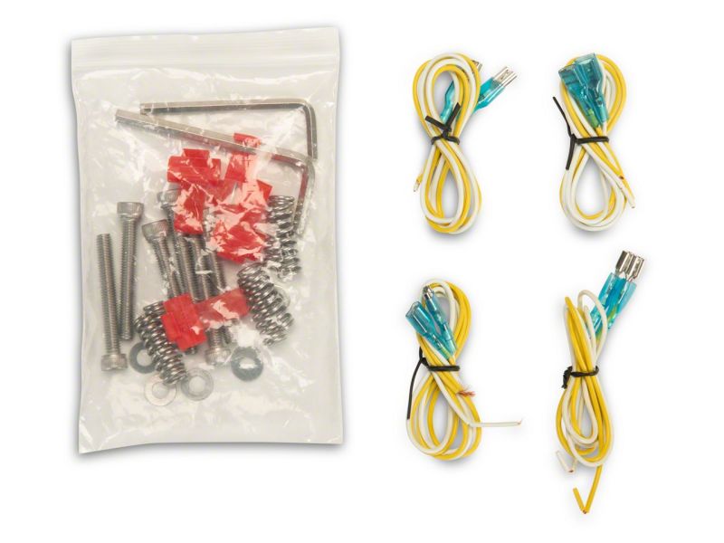 Raxiom 18-23 Jeep Wrangler JL Axial Series 9-In Angel Eye LED Headlights- Blk Housing (Clear Lens) Headlights Raxiom