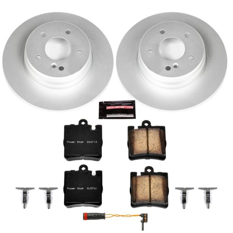Power Stop 03-05 Mercedes-Benz C240 Rear Z23 Evolution Sport Coated Brake Kit Brake Kits - Performance D&S PowerStop