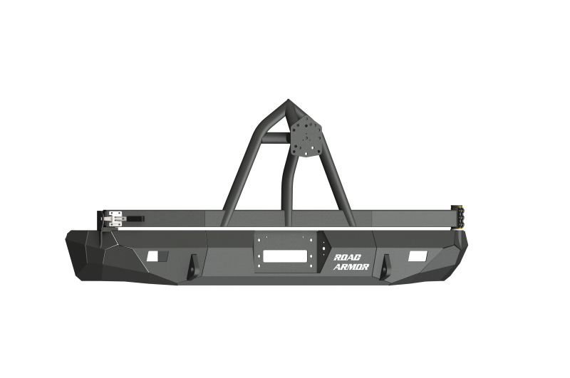 Road Armor 99-07 Ford Excursion Stealth Rear Winch Bumper w/Tire Carrier - Tex Blk Bumpers - Steel Road Armor