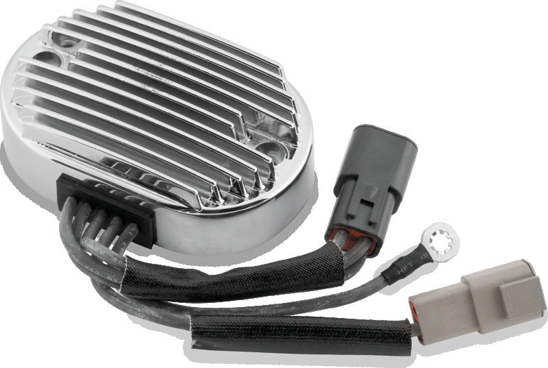 Twin Power 2007 FXST FLST Voltage Regulator Chrome Replaces H-D 74540-07 40 Amp Voltage Regulators TwinPower