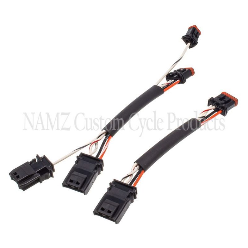 NAMZ 2012+ V-Twin Dyna Handlebar Control Xtension Harness 4in. Wiring Harnesses NAMZ
