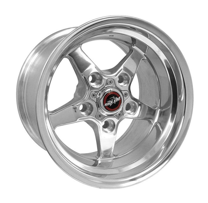 Race Star 92 Drag Star 17x10.5 5x5.5bc 6.5bs Direct Drill Dark Star Polished Wheel Wheels - Cast Race Star