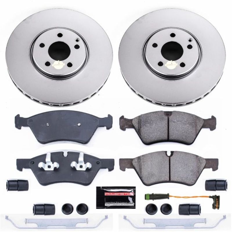 Power Stop 07-09 Mercedes-Benz E550 Front Z23 Evolution Sport Coated Brake Kit Brake Kits - Performance D&S PowerStop