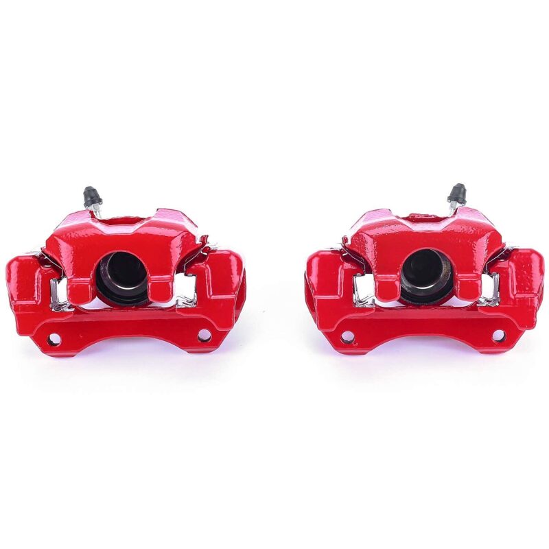 Power Stop 01-03 Toyota Highlander Rear Red Calipers w/Brackets - Pair Brake Calipers - Perf PowerStop
