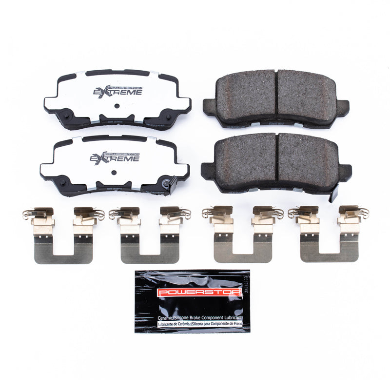 Power Stop 17-19 Acura MDX Rear Z26 Extreme Street Brake Pads w/Hardware Brake Pads - Performance PowerStop