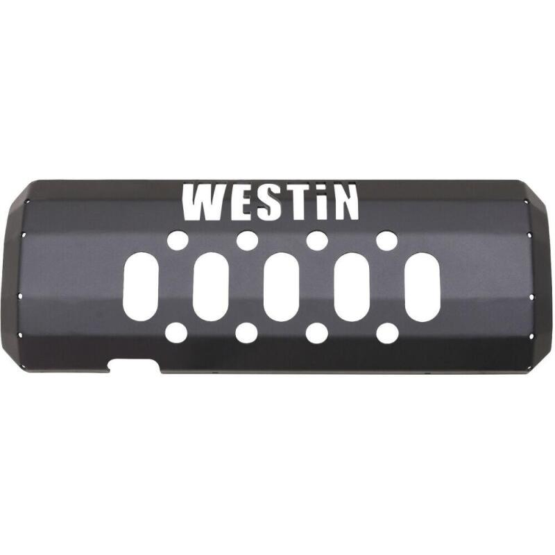 Westin/Snyper 07-17 Jeep Wrangler Muffler Skid Plate - Textured Black Skid Plates Westin